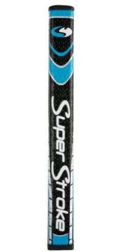 SuperStroke Golf Flatso 1.0 Putter Grips -Tour Edge Store 1.0 Flatso Legacy Black Blue