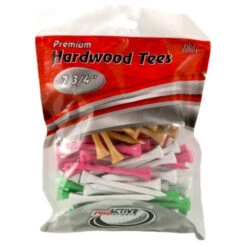 ProActive Premium Sports Hardwood Golf Tees 2.75" -Tour Edge Store 2.75 Mixed 100