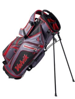 Volvik Golf 6-Way Stand Carry Bags -Tour Edge Store 6 Way Red Stand 1 e6530f0c fda7 4af9 9746 4819ea053c55