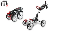 Clicgear Golf 4-Wheel Push Cart Model 8.0+ -Tour Edge Store 8.0 Side by Side