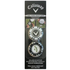 Callaway Golf Dual Ball Marker Poker Chips Set -Tour Edge Store Accessories DualMarkPokerChips