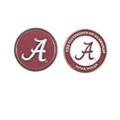NCAA Double Sided Collegiate Golf Ball Marker Coins -Tour Edge Store Alabama 1