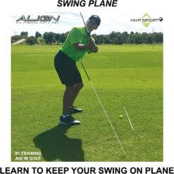 MVP Sport Golf Alignment Sticks 2-Pack -Tour Edge Store AlignmentRods Red 7