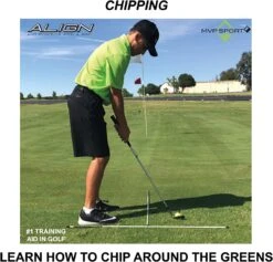 MVP Sport Golf Alignment Sticks 2-Pack -Tour Edge Store AlignmentRods Red 8