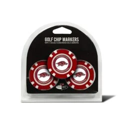 Team Golf NCAA Magnetic Poker Chip Ball Markers 16 Team Golf NCAA Magnetic Poker Chip Ball Markers -Tour Edge Store Arkansas 3 Pack