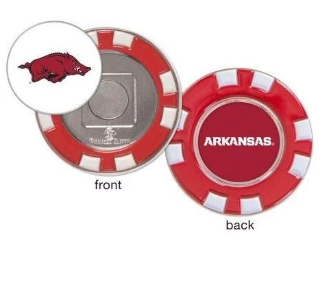 WinCraft Team Effort Arkansas Razorbacks Magnetic Poker Chip Ball Marker 1 WinCraft Team Effort Arkansas Razorbacks Magnetic Poker Chip Ball Marker