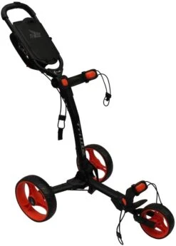 Axglo Golf TriLite 3 Wheel Push Cart -Tour Edge Store AxgloTriLiteBlackRed