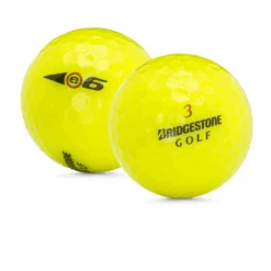Bridgestone E6 Yellow (Per Dozen) -Tour Edge Store Bridgestonee6YellowDoubleImageUsedGolfBall