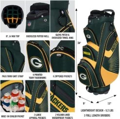 NFL The Bucket II Team Effort Cart Bag -Tour Edge Store Bucket II Cart Bag 102fc232 9a86 4182 a07e 0f314f0f4110