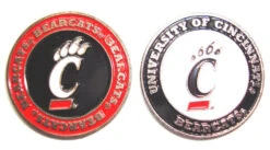 NCAA Double Sided Collegiate Golf Ball Marker Coins -Tour Edge Store Cincinatti