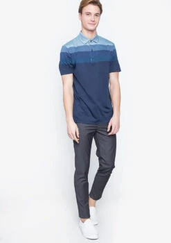 Callaway Jack Nicklaus Black Label By Perry Ellis Engineered Jacquard Polo Shirts -Tour Edge Store EngineeredJacquardPolo ClassicNavy4