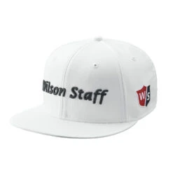Wilson Staff Golf Flat Brim Tour Caps - Assorted Colors -Tour Edge Store Flat Brim White 1