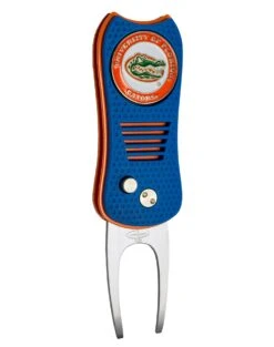 Team Golf Retractable Switchblade Switchfix Divot Tool Ball Marker - NCAA 24 Team Golf Retractable Switchblade Switchfix Divot Tool Ball Marker - NCAA -Tour Edge Store Florida Gators Switchfix 44448 113