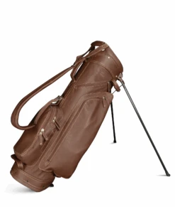 Sun Mountain Golf Leather Carry Stand Bag -Tour Edge Store G823250LeatherStandBrown Khaki