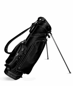 Sun Mountain Golf Leather Carry Stand Bag -Tour Edge Store G823267LeatherStandBlack White