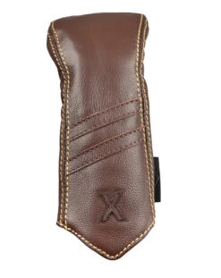 Sun Mountain Golf Leather Head Covers -Tour Edge Store G823731Brown KhakiStripeX