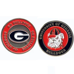 NCAA Double Sided Collegiate Golf Ball Marker Coins -Tour Edge Store Georgia