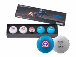 Volvik Marvel Limited Edition Marvel Golf Ball Gift Packs -Tour Edge Store Gift Pack 2.0 Captain America