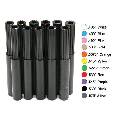 Premium Color Coded Golf Shaft Extensions For Graphite / Steel 1 Premium Color Coded Golf Shaft Extensions For Graphite / Steel