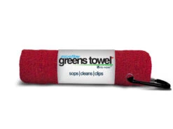 Clip Wipes Microfiber Golf Greens Towel -Tour Edge Store Greens Towels Cardinal Red