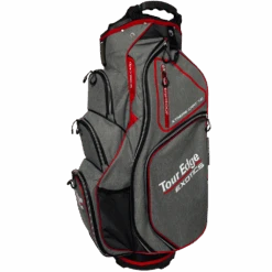 Tour Edge Xtreme 7.0 Cart Bag -Tour Edge Store Heather Red WhiteCart