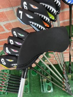 Shark Bite Neoprene Iron Head Covers Set -Tour Edge Store IMG 2813