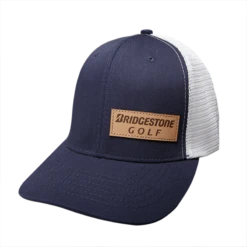 Bridgestone Leather Patch Hat -Tour Edge Store Image 3 IMG 4860