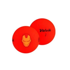 Volvik Marvel Character Golf Ball 4 Pack -Tour Edge Store Iron Man Ball