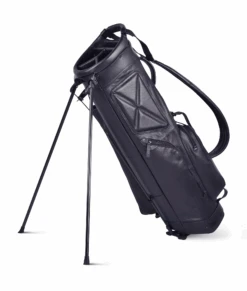 Sun Mountain Golf Leather Carry Stand Bag -Tour Edge Store LeatherStandBlackAltShot