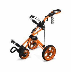 Clicgear Golf 3-Wheel Rovic Junior Push Cart Model RV3J -Tour Edge Store Orange