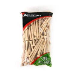 Orlimar 3.25" Golf Tees -Tour Edge Store OrlimarTees 3.25 100 NaturalWood