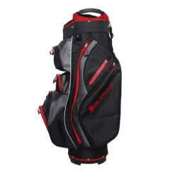 Orlimar Golf CRX Cart Bag With Removable Cooler -Tour Edge Store Orlimar CRX Cooler Bag Black Red 2
