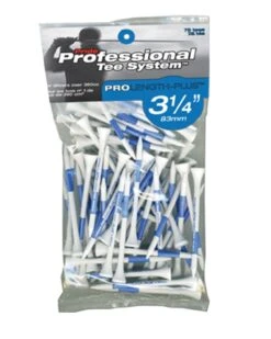 Pride Professional Tee System ProLength Golf Tees -Tour Edge Store PTS ProLength Blue 75