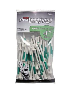 Pride Professional Tee System ProLength Golf Tees -Tour Edge Store PTS ProLength Green 50