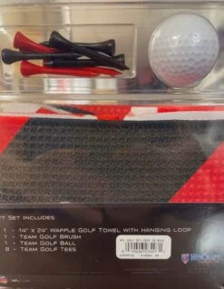 WinCraft NFL Waffle Golf Gift Set -Tour Edge Store PackagingHERO1