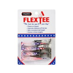 FlexTee Flexible Golf Tees - 8 Pack - Multi Heights 7 FlexTee Flexible Golf Tees - 8 Pack - Multi Heights -Tour Edge Store PatriotFlexTee8pack