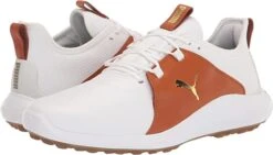 Puma Ignite Fasten8 Crafted Laced Golf Shoes 13 Puma Ignite Fasten8 Crafted Laced Golf Shoes -Tour Edge Store PumaFasten8Crafted WhiteLeatherBrown6