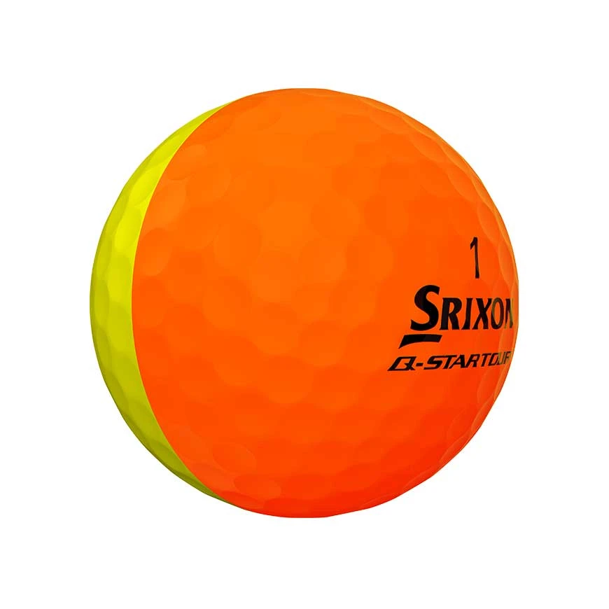Srixon Q-Star Tour Divide Orange & Yellow (Per Dozen) 1 Srixon Q-Star Tour Divide Orange & Yellow (Per Dozen)