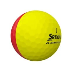 Srixon Q-Star Tour Divide Red & Yellow (Per Dozen)