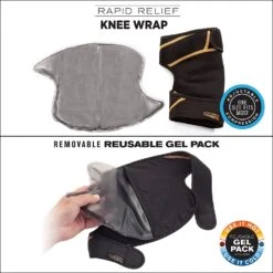Copper Fit Rapid Relief Knee Wrap -Tour Edge Store RapidReliefKnee 4