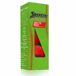 Srixon Soft Feel Brite Matte Color Golf Balls 36 Srixon Soft Feel Brite Matte Color Golf Balls -Tour Edge Store SOFTFEELBriteRed13 Sleeve FLIP reflection