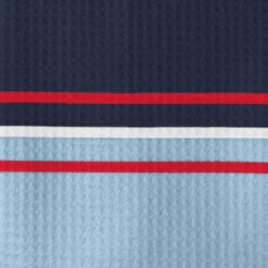 Sun Mountain Sonnenalp Mid-Stripe Golf Towel -Tour Edge Store Sonnenalp TOWELFROSTNAVYREDcopy