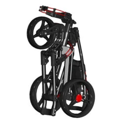 Spin It Golf Easy Drive 3-Wheel Push Cart -Tour Edge Store SpinitEasyFold Folded