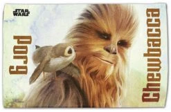 Star Wars Fan Towels 16" X 25" -Tour Edge Store Star Wars Chewbacca and Porg Towel