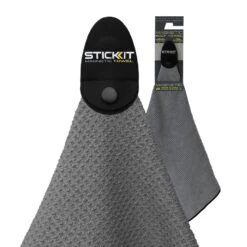 Monument Golf Stick It Magnetic Towels -Tour Edge Store Stick It Towel Gray a