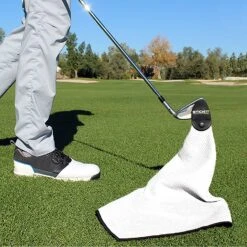 Monument Golf Stick It Magnetic Towels -Tour Edge Store Stick It Towel White c