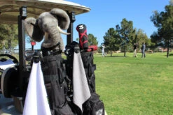 Monument Golf Stick It Magnetic Towels -Tour Edge Store Stick It Towel On Course