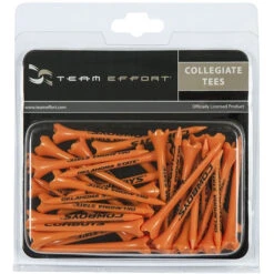 WinCraft Team Effort Collegiate Golf Tees 40 Pack 13 WinCraft Team Effort Collegiate Golf Tees 40 Pack -Tour Edge Store Tees Oklahoma State