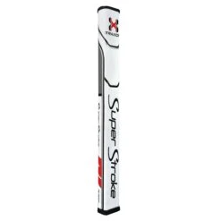 SuperStroke Traxion Flatso Putter Grips -Tour Edge Store TraxionFlatsoWhiteGrayRed