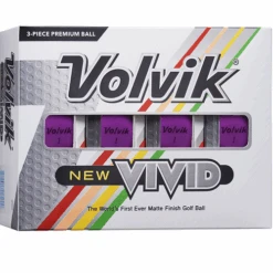 Volvik Vivid Matte Finish Golf Balls - Dozen -Tour Edge Store Vivid P
